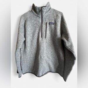 Patagonia Men's Zip-Up Sweater in Gray